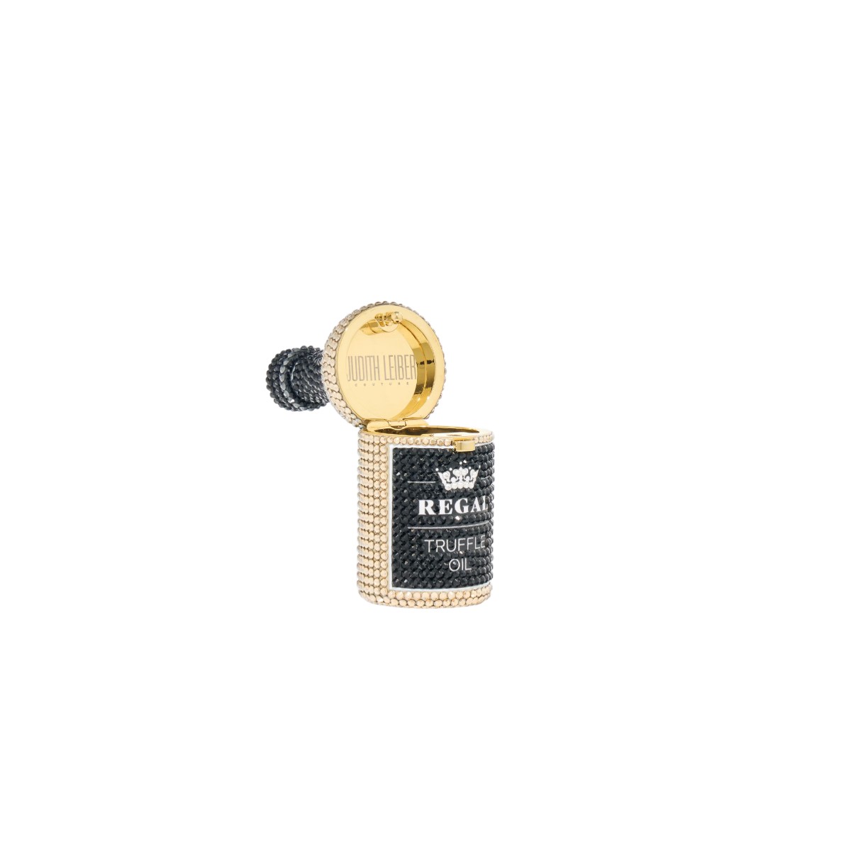 Judith Leiber Mini Bottle Pillbox, Truffle Oil