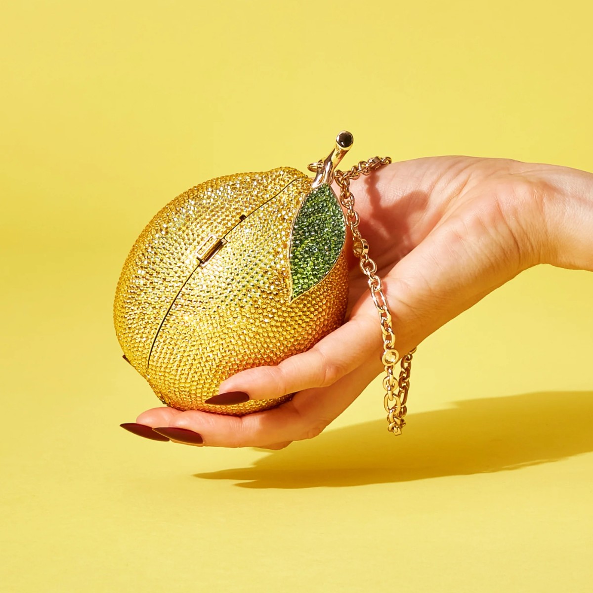 Judith Leiber Citron Lemon Clutch