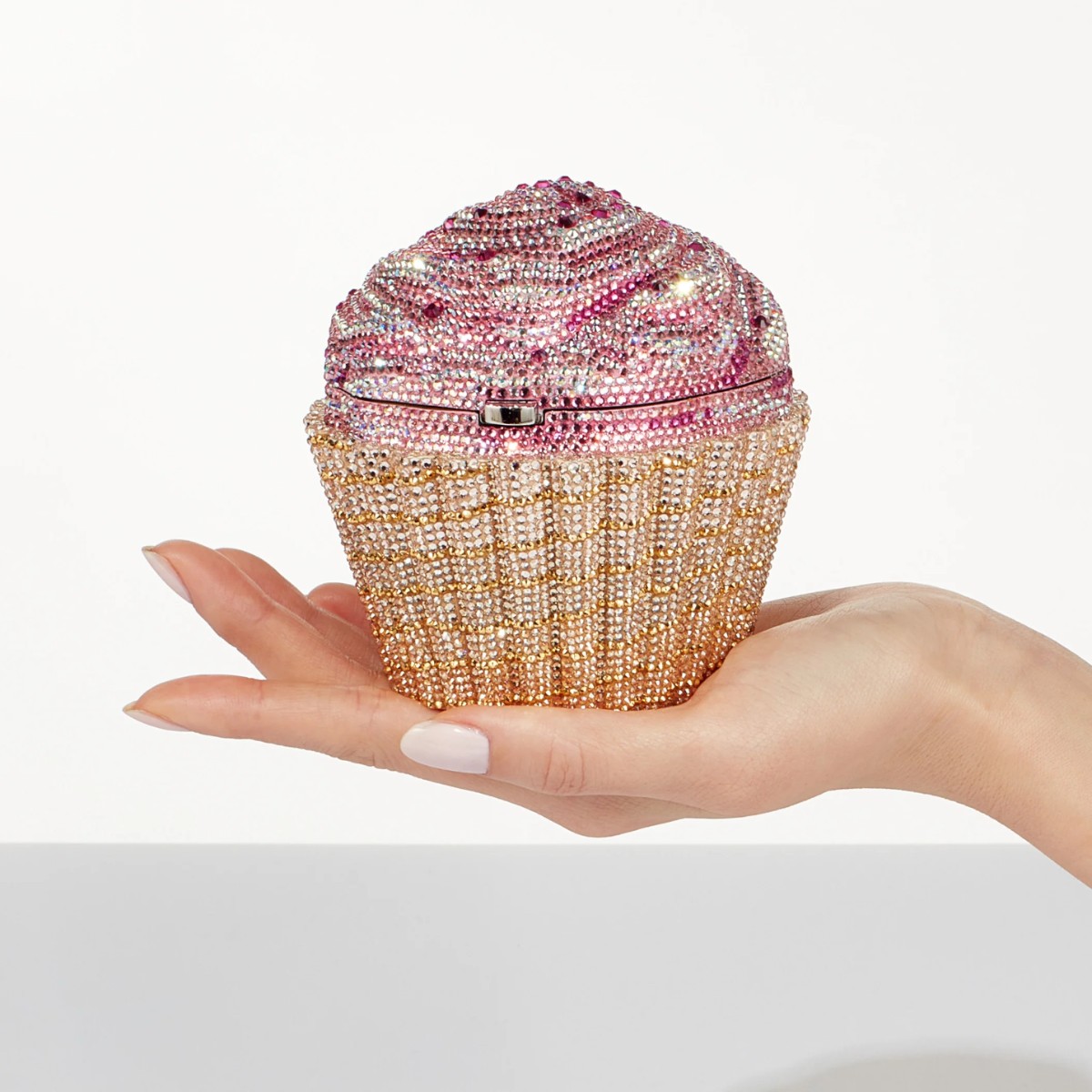 Judith Leiber Strawberry Cupcake Clutch