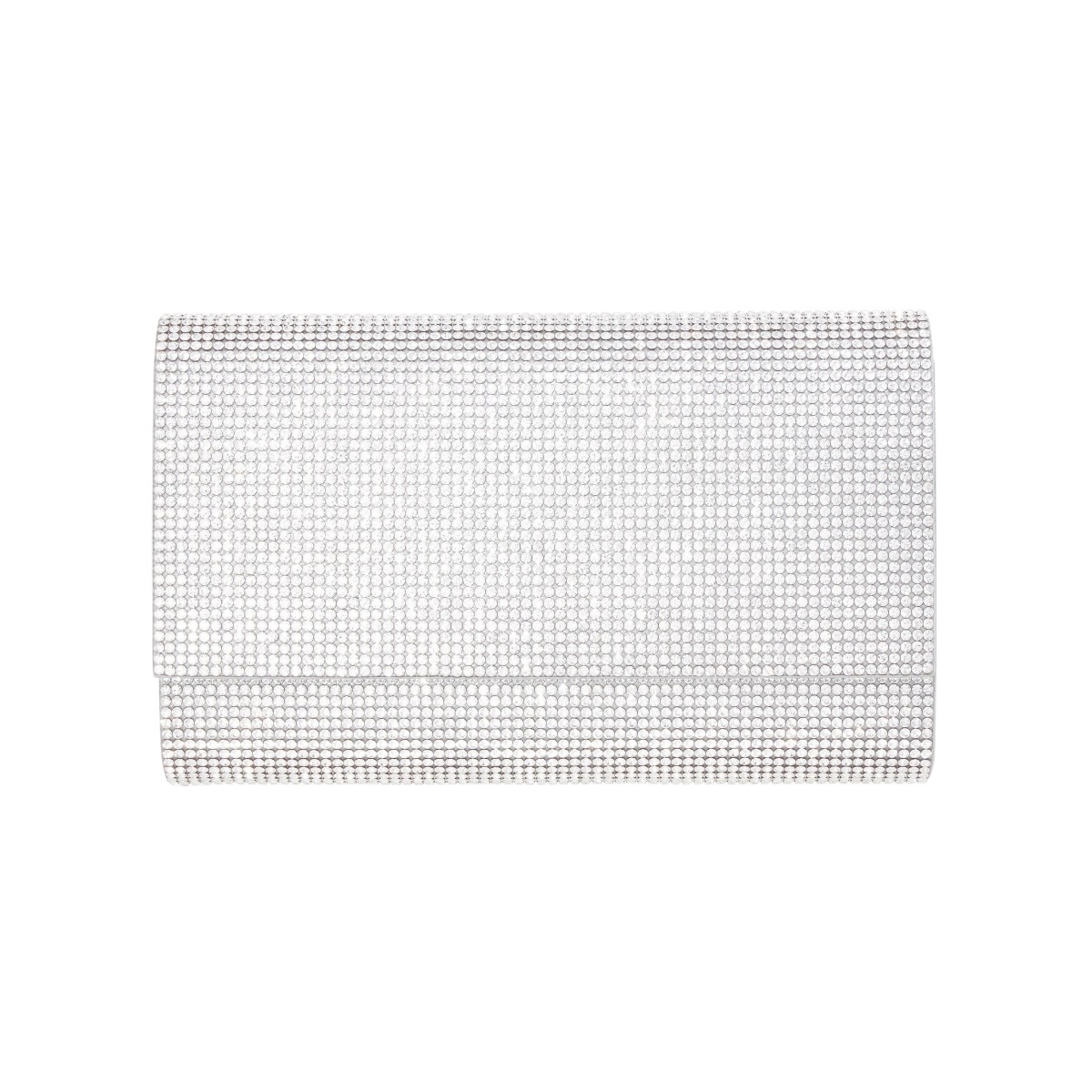 Judith Leiber Fizzoni Clutch, Silver