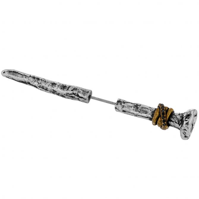 John Varvatos Silver & Brass Dagger Lapel Pin