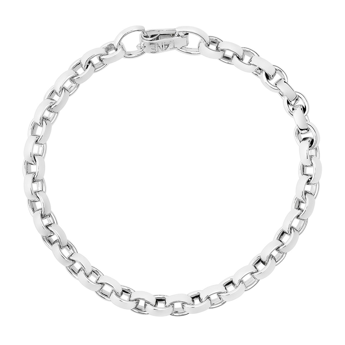 Tane Centaur Sterling Silver Oval Link Chain Bracelet, 9" 01080200389