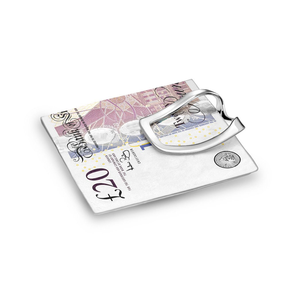 Deakin & Francis Sterling Silver Saddle Money Clip