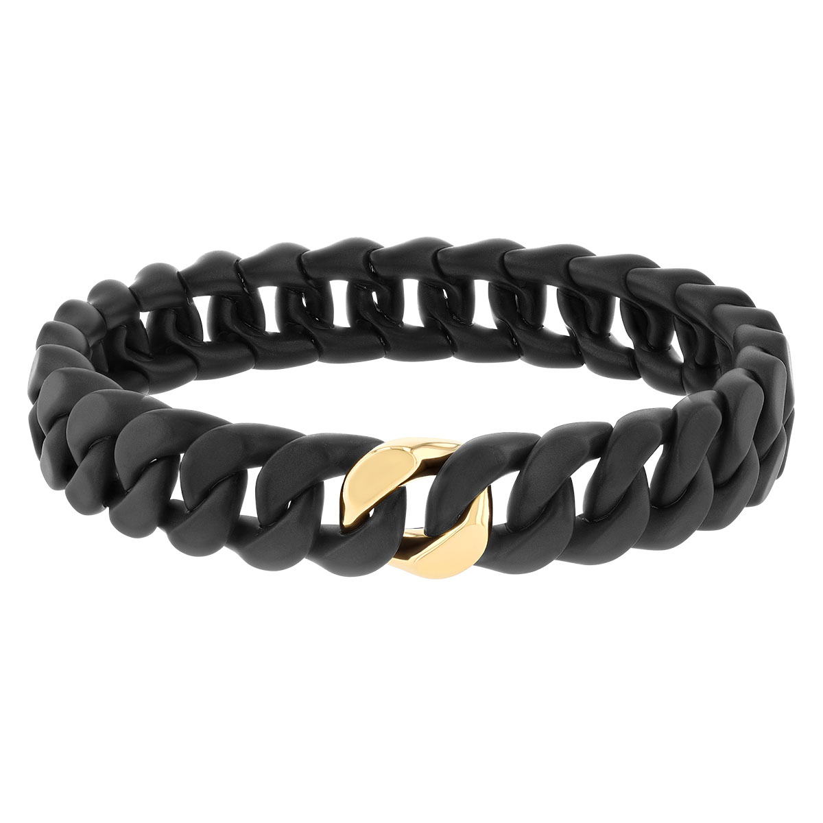 Nette Road Wholesale - Chain Link Stretch Bracelet: Worn Silver