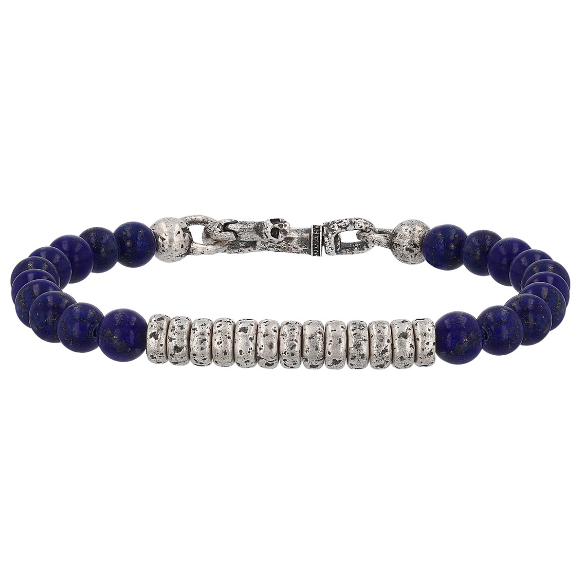 John Varvatos Lapis Lazuli & Sterling Silver Bracelet, 8