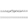 Sterling Silver Men's Box Chain, 3.4 mm, 22"