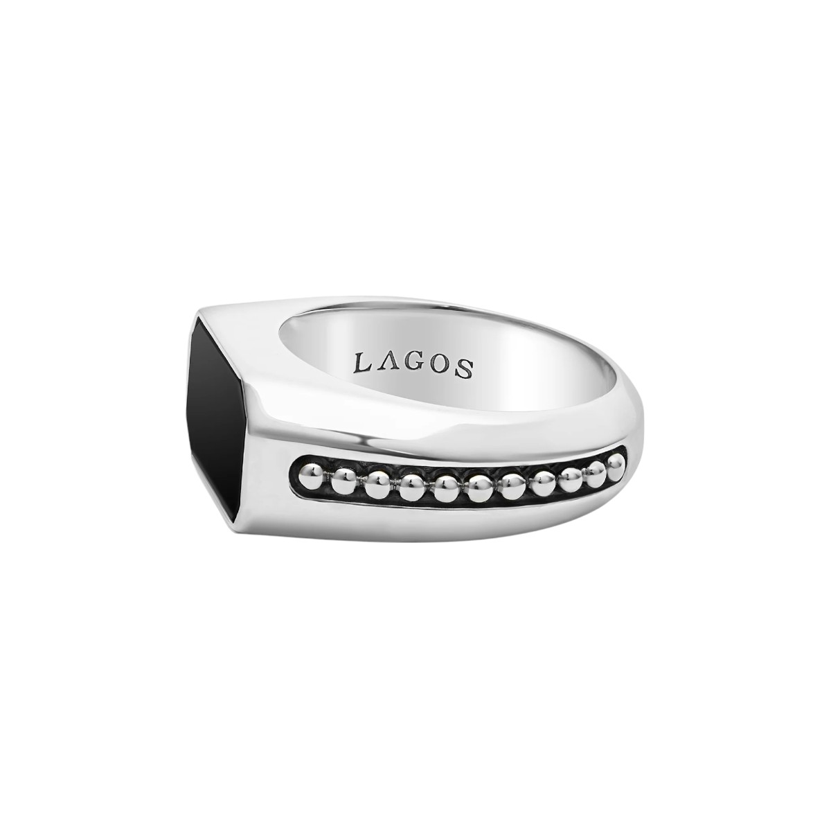LAGOS Anthem Onyx Octagon Ring, 10