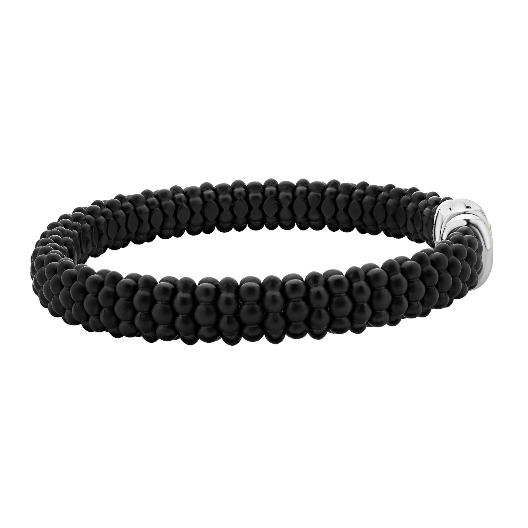 LAGOS Black Caviar Matte Ceramic Beaded Bracelet, 9 mm