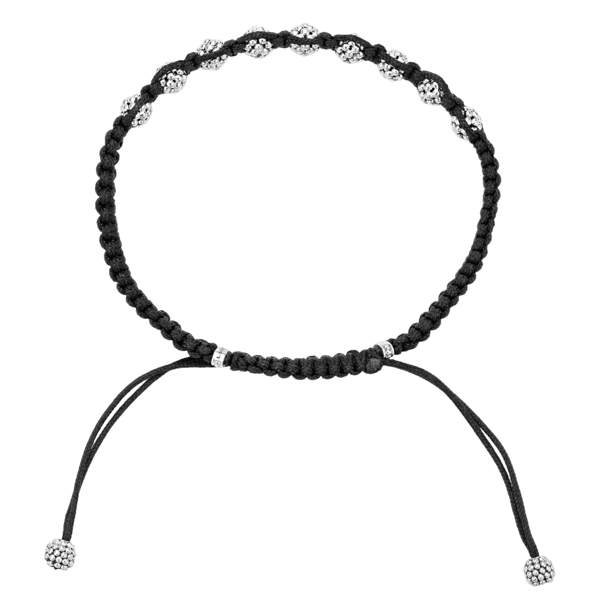 LAGOS Anthem Black Macrame Bracelet, Size L