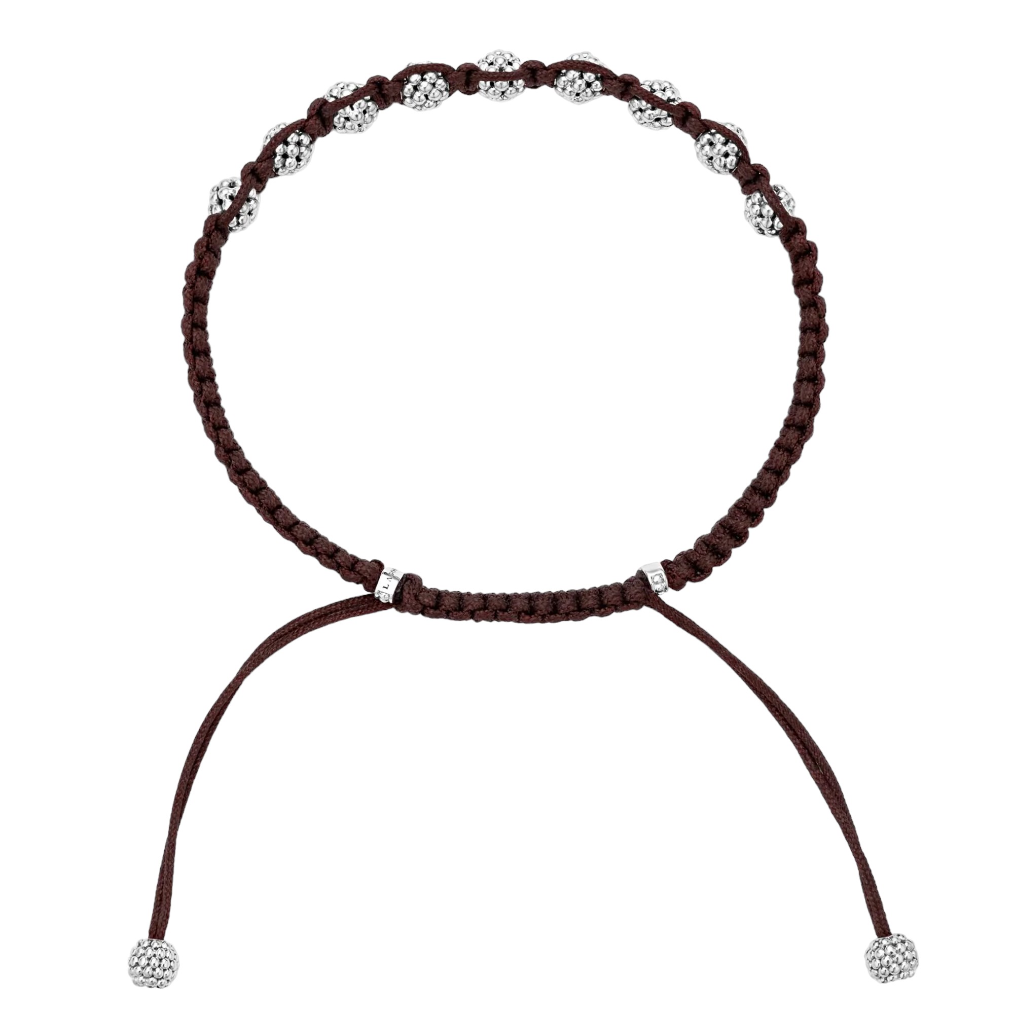 LAGOS Anthem Brown Macrame Bracelet, Size L