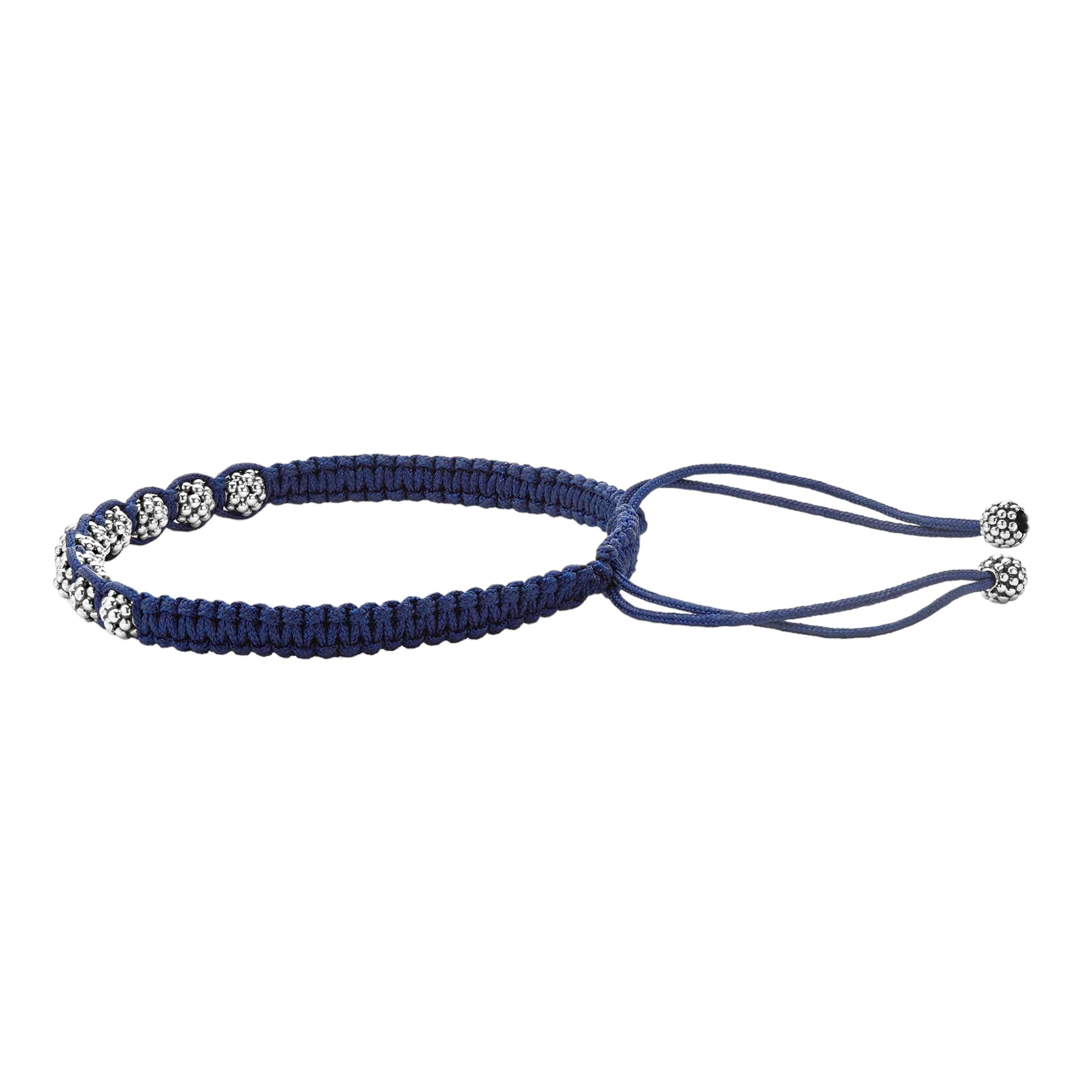 LAGOS Anthem Navy Blue Macrame Bracelet, Size L