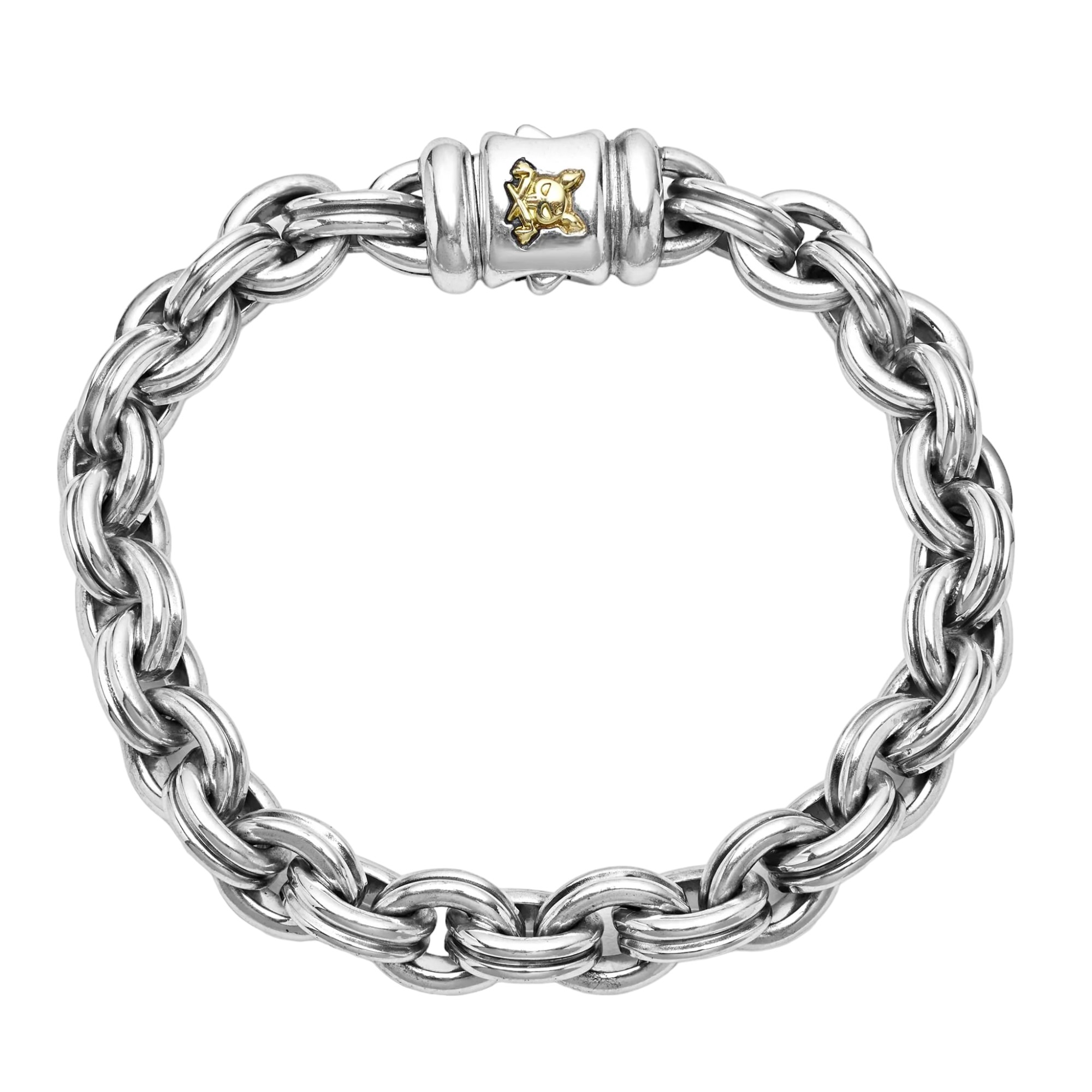 LAGOS Anthem Double Link Bracelet, 9.5 mm, Size L