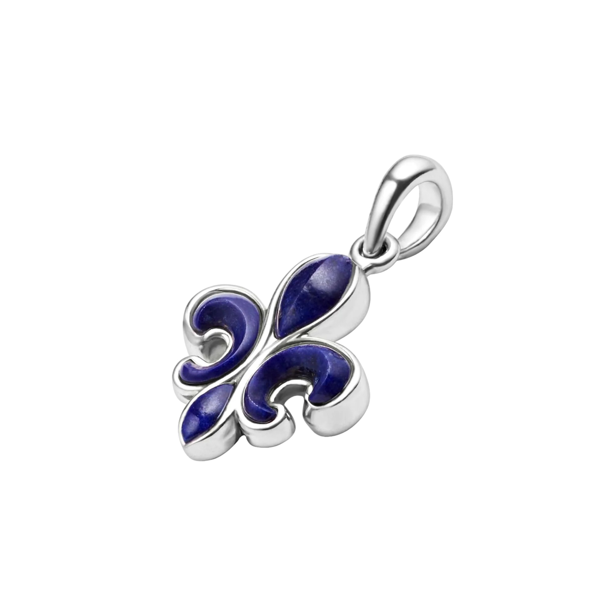 LAGOS Anthem Lapis Fleur De Lis Amulet