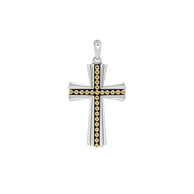LAGOS Anthem Two-Tone Cross Amulet