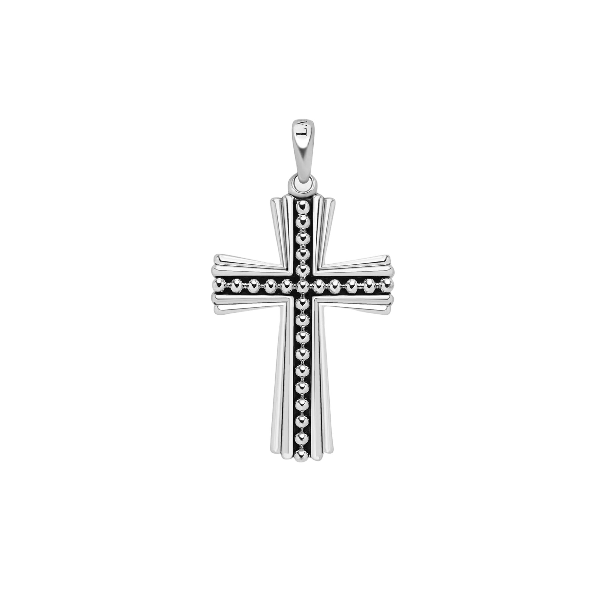 LAGOS Anthem Two-Tone Cross Amulet