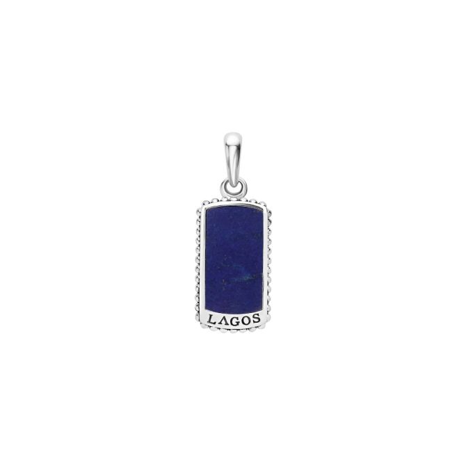 LAGOS Anthem Tag Amulet, Lapis