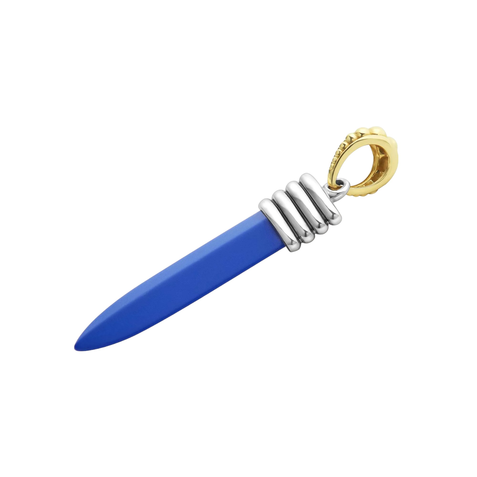 LAGOS Anthem Matte Ultramarine Ceramic Blade Amulet