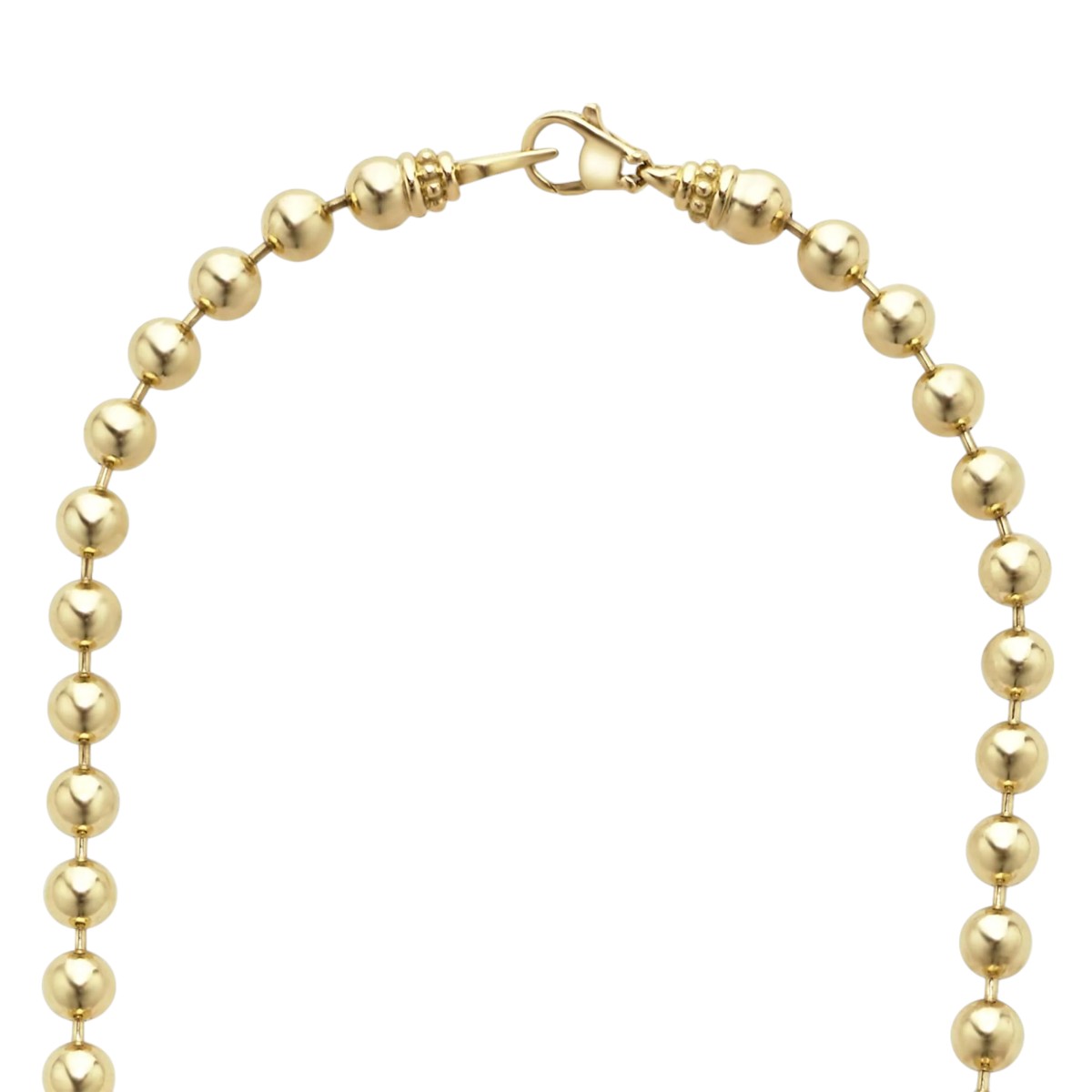 LAGOS 18K Gold Ball Chain Necklace, 22