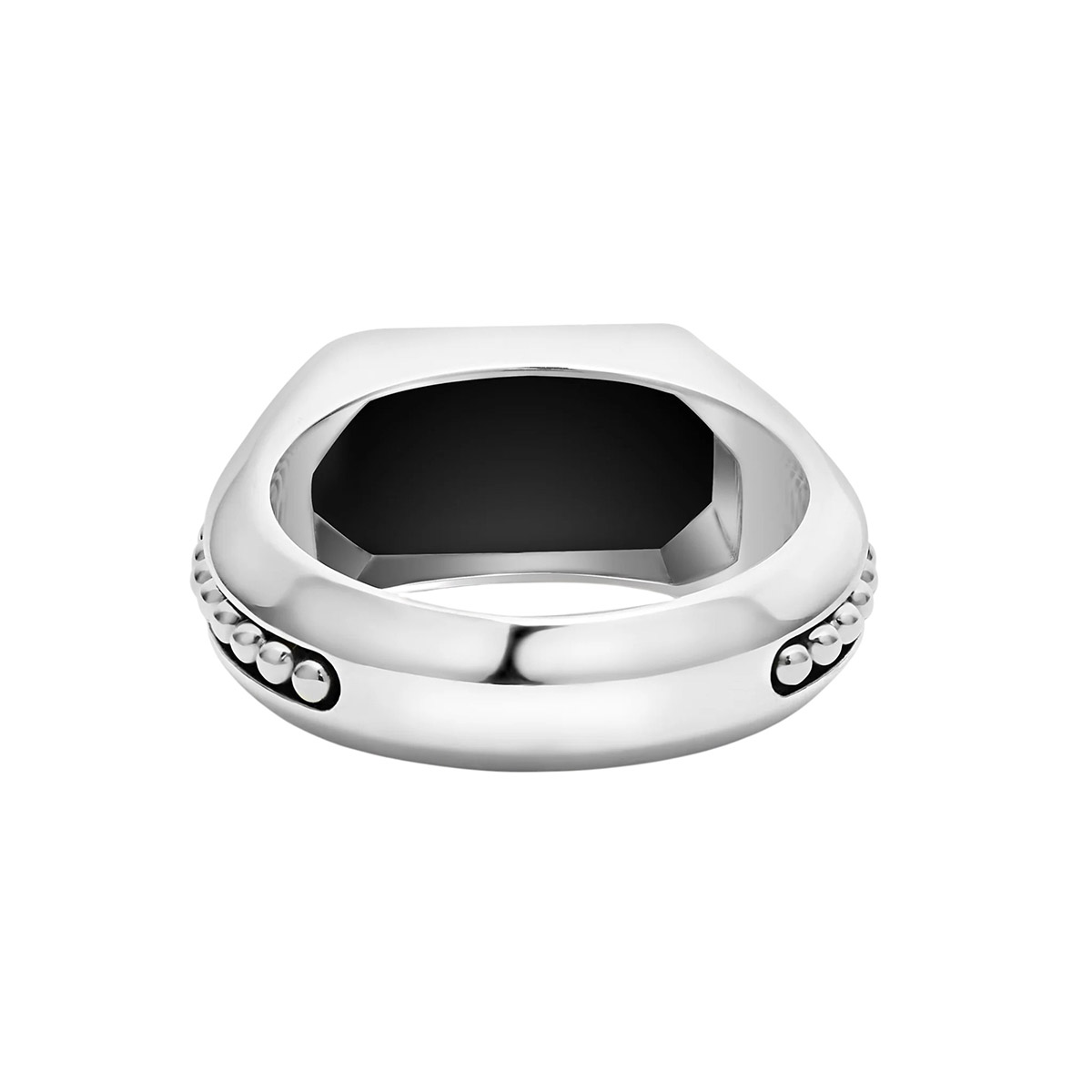 LAGOS Anthem Onyx Octagon Ring in Sterling Silver