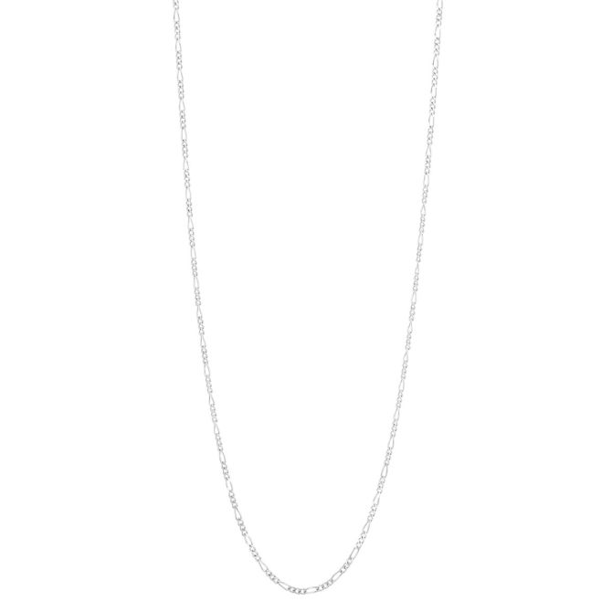 Sterling Silver 1.5mm Figaro Chain Necklace, 20"