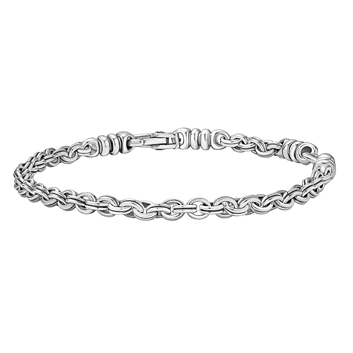 LAGOS Anthem Sterling Silver Double Link Chain Bracelet, 7