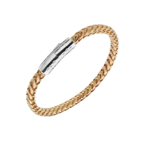 Marco Dal Maso Ulysses Yellow Gold Vermeil & Sterling Silver Wrap Bracelet