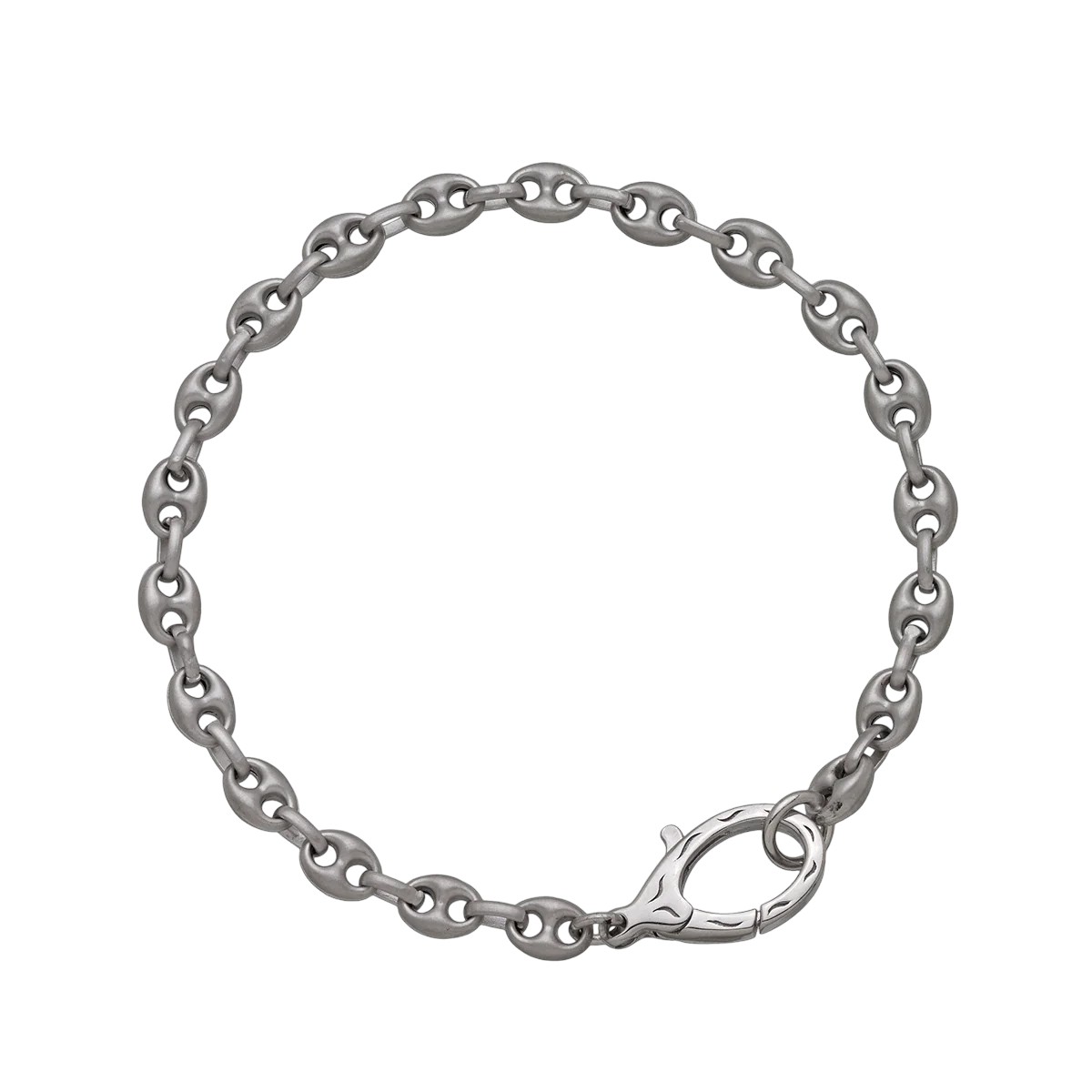 Marco Dal Maso Ulysses Marine Matte Sterling Silver Bracelet