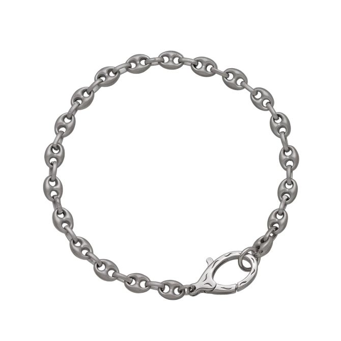 Marco Dal Maso Ulysses Marine Matte Sterling Silver Bracelet