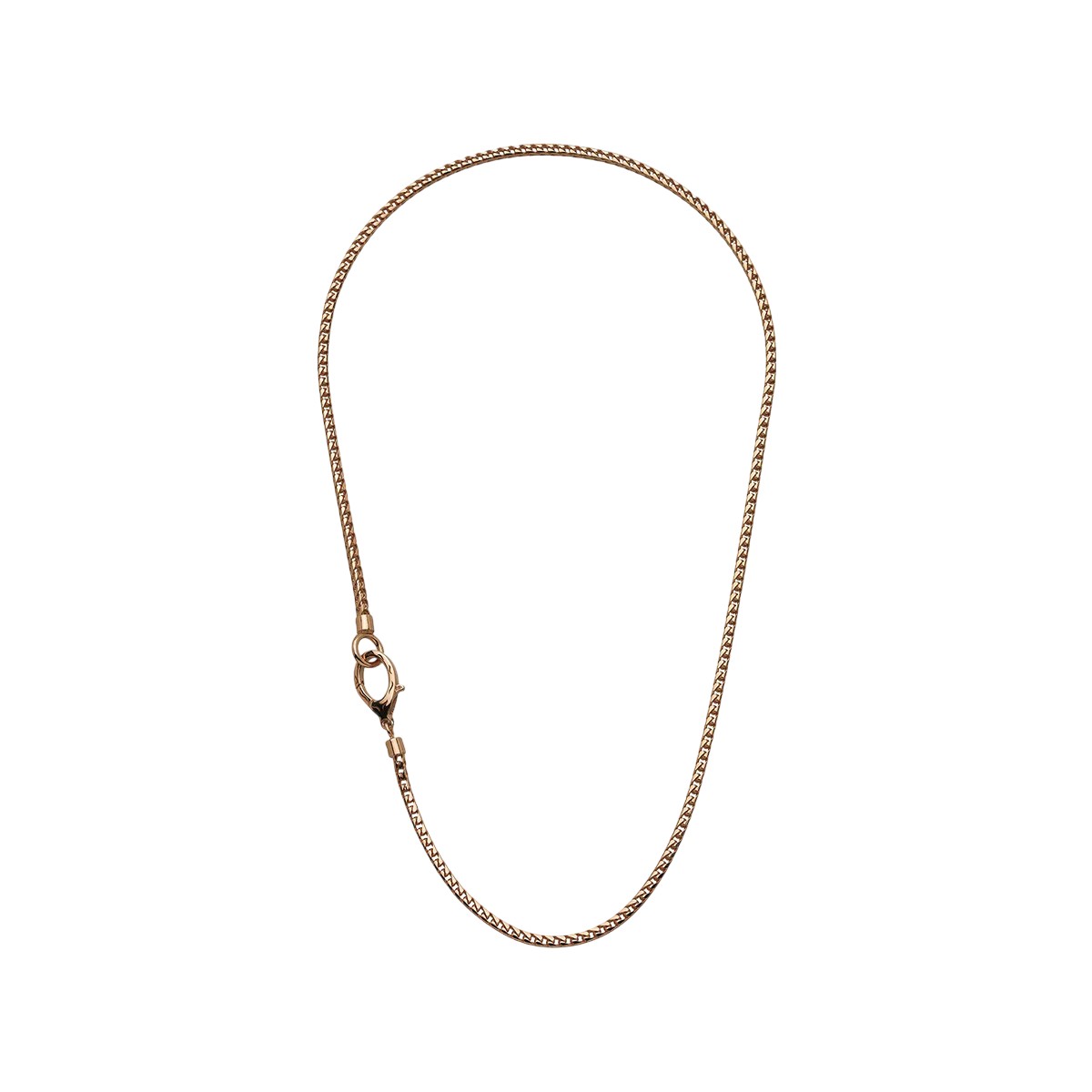 Marco Dal Maso Ulysses Rose Gold Vermeil Mesh Necklace, 24