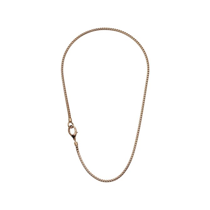 Marco Dal Maso Ulysses Rose Gold Vermeil Mesh Necklace, 24"