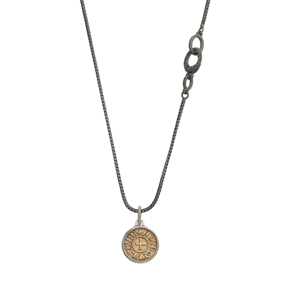 Marco Dal Maso Moneta Yellow Gold Vermeil & Sterling Silver Pendant