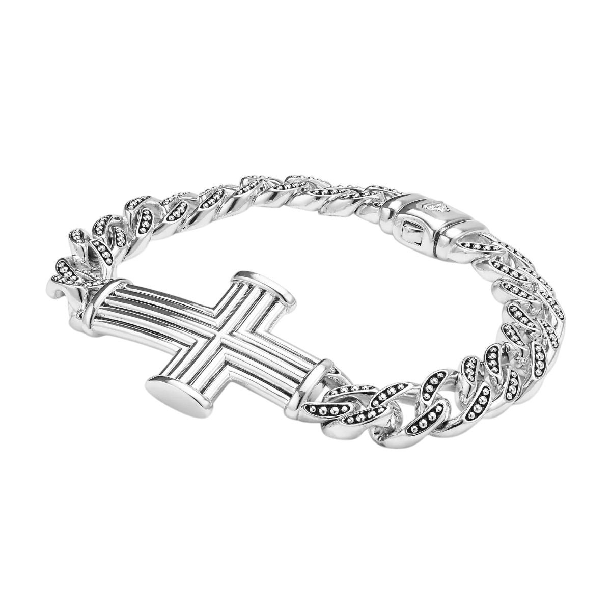 LAGOS Anthem Sterling Silver Cross Link Bracelet, 8