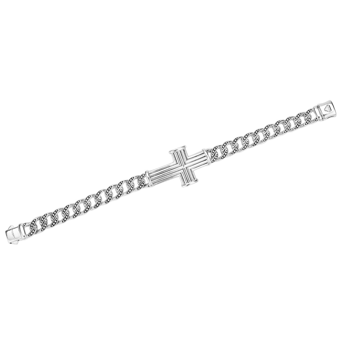LAGOS Anthem Sterling Silver Cross Link Bracelet, 8