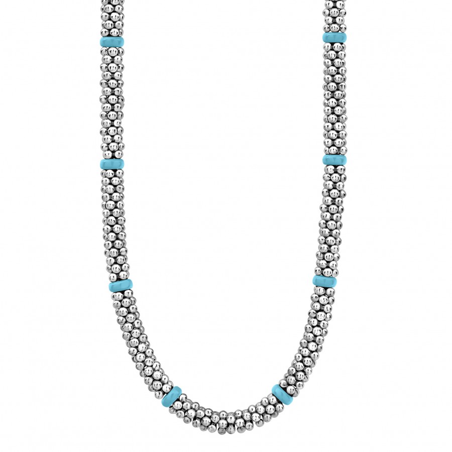 LAGOS Blue Caviar Beaded Necklace
