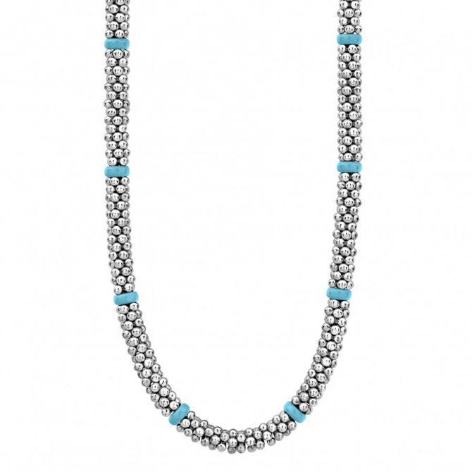 LAGOS Blue Caviar Beaded Necklace