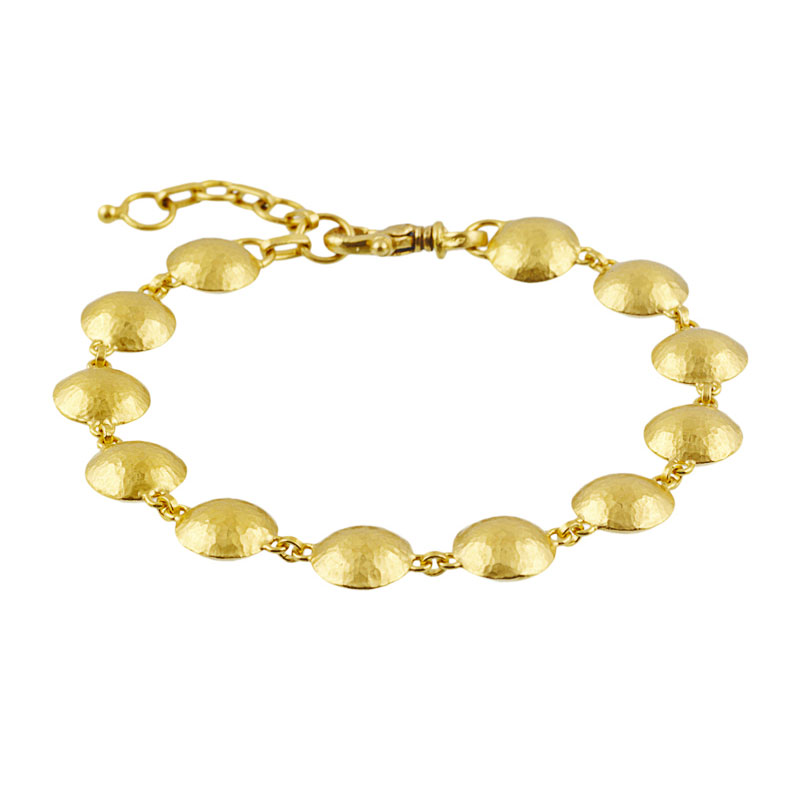 Gurhan Lentil Gold Bracelet
