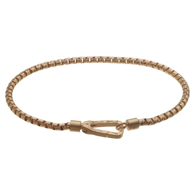 Marco Dal Maso Ulysses Matte Yellow Gold Vermeil Chain Bracelet