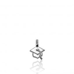 Image for Alex Woo Mini Additions Graduation Cap Charm, Sterling Silver