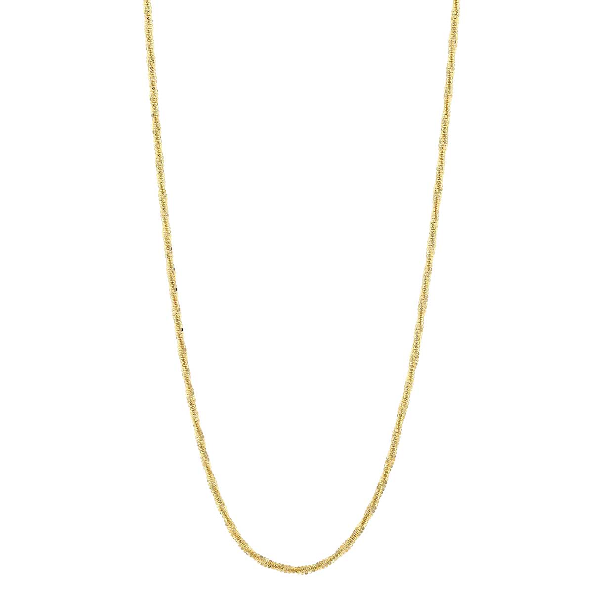 Yellow Gold 1.15 mm Sparkle Chain, 22