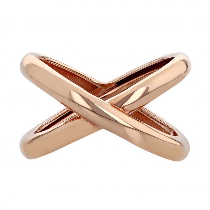 Pesavento Polvere Di Sogni Rose Tone Sterling Silver X Ring