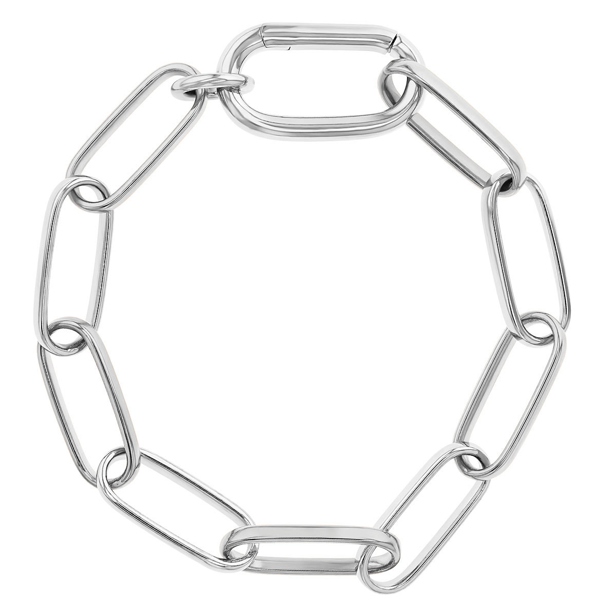 Pesavento Timeless Sterling Silver Paperclip Link Bracelet, 8