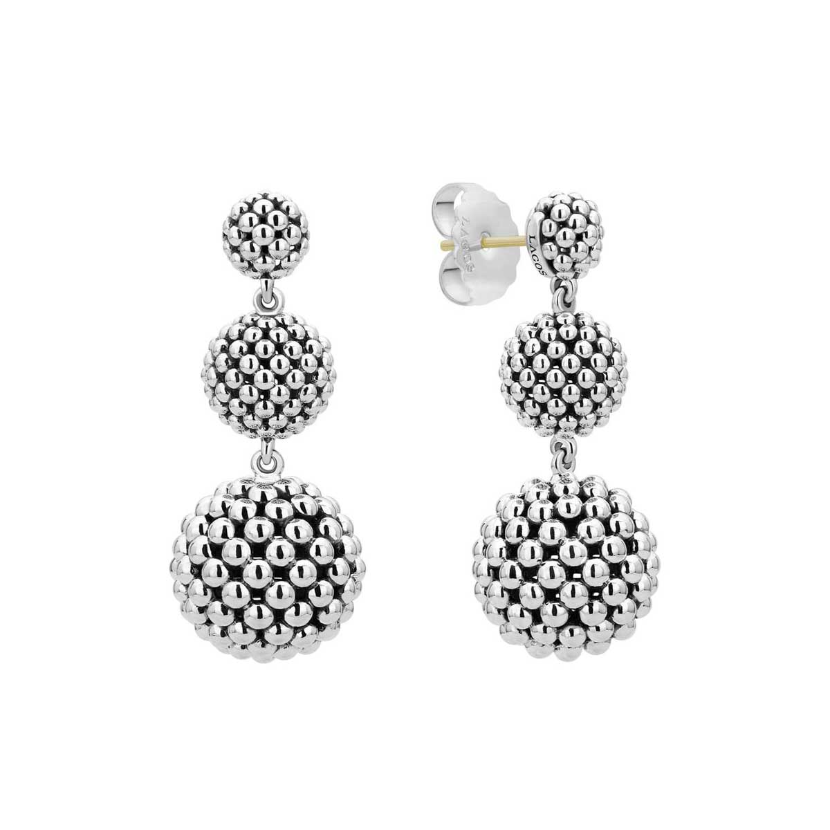 LAGOS Signature Caviar Drop Earrings