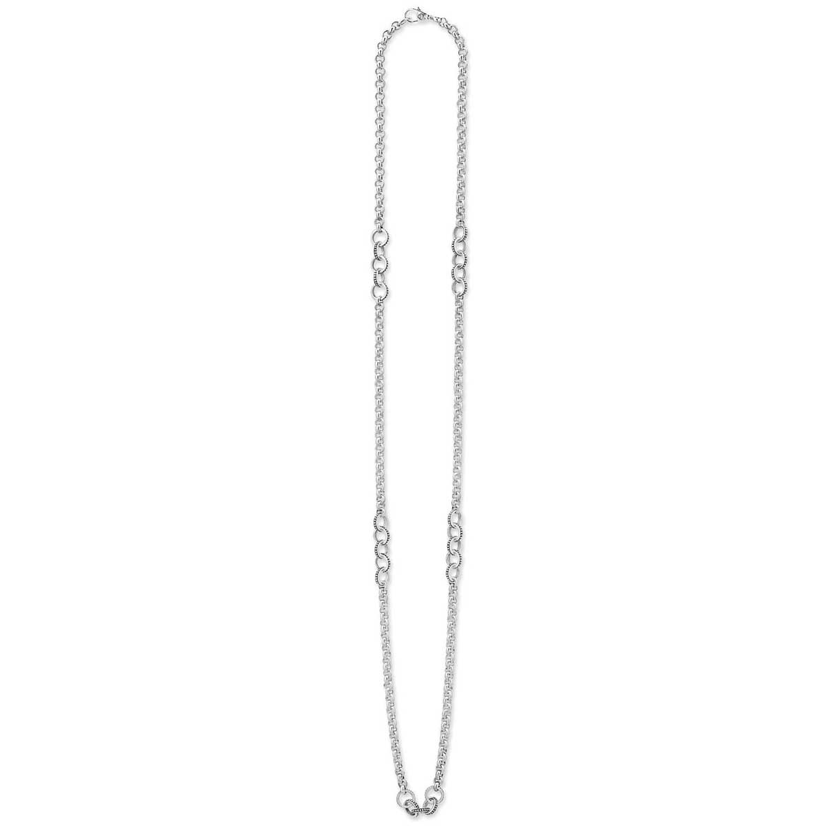 LAGOS Signature Caviar Long Link Necklace