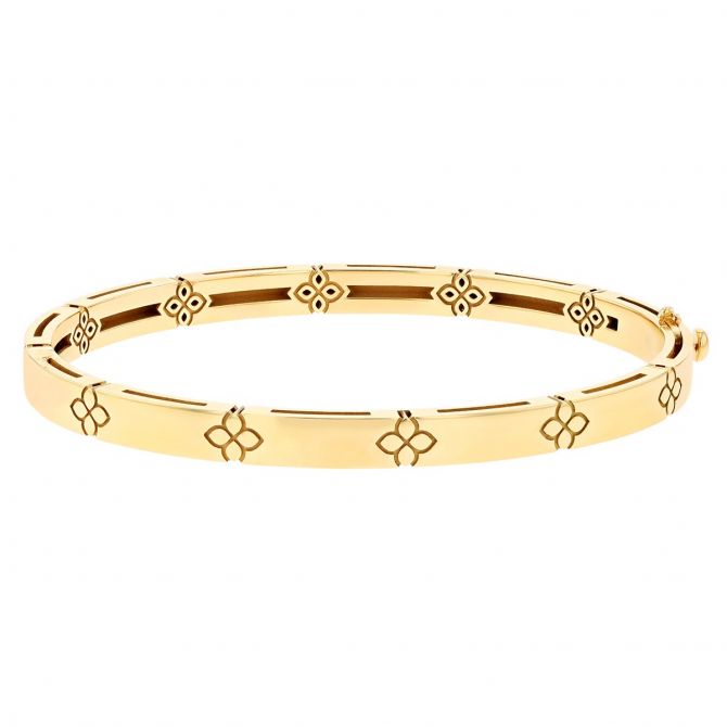 Roberto Coin Love in Verona 18K Gold Bangle Bracelet