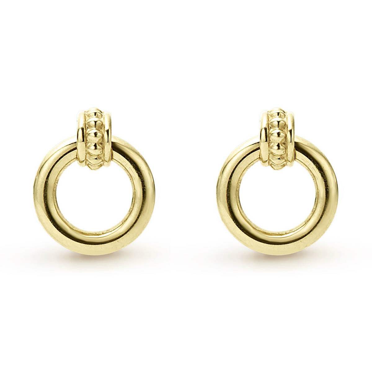 LAGOS Meridian 18K Yellow Gold Circle Stud Earrings