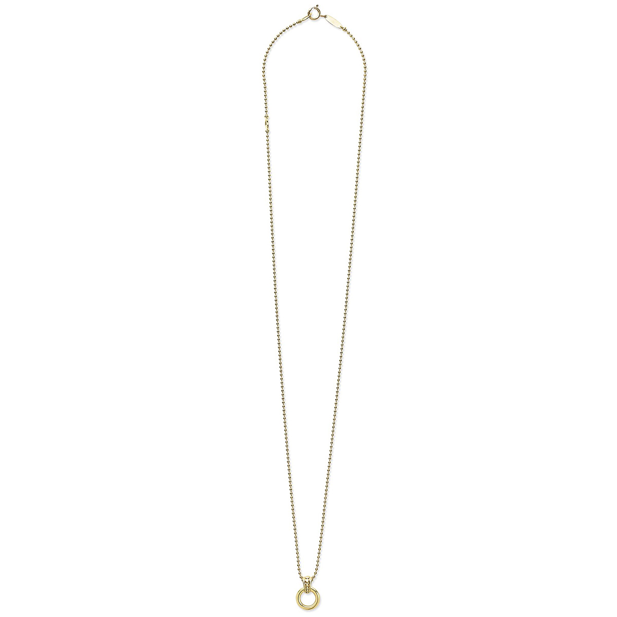 LAGOS Meridian 18K Yellow Gold Circle Pendant Necklace, 18