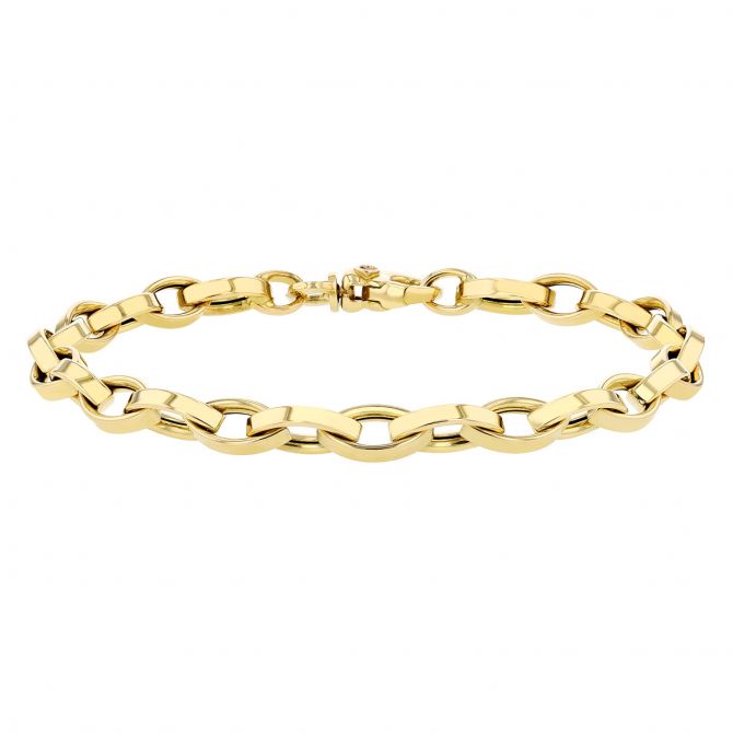 Roberto Coin Yellow Gold Almond Link 