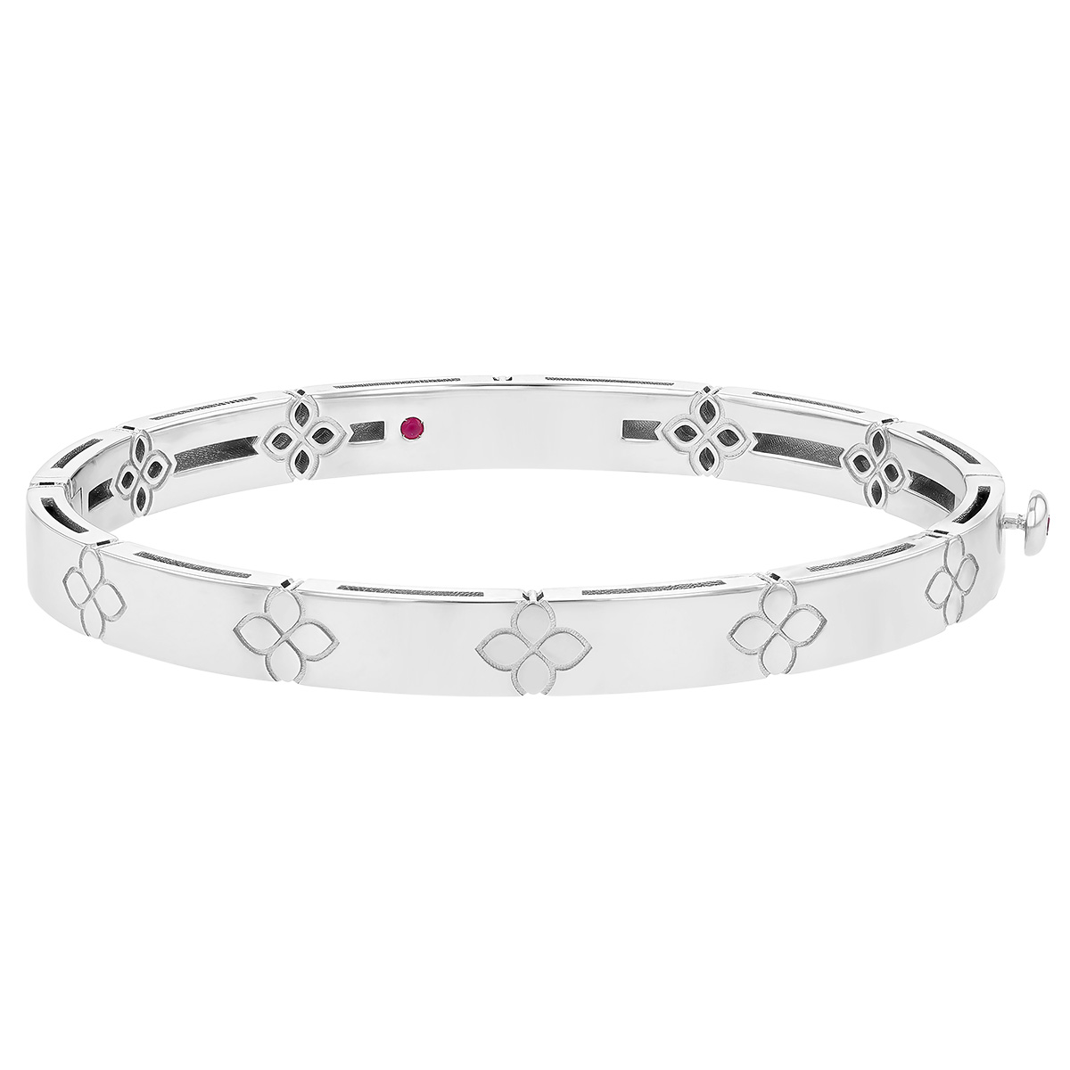 Bague nacre blanche de créateur