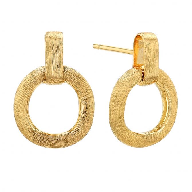 Marco Bicego Jaipur Collection 18k Yellow Gold Small Stud Drop Earrings