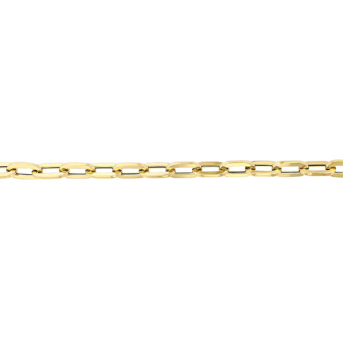 Roberto Coin Oro Classic Yellow Gold Paperclip Link Chain Bracelet, 7.5